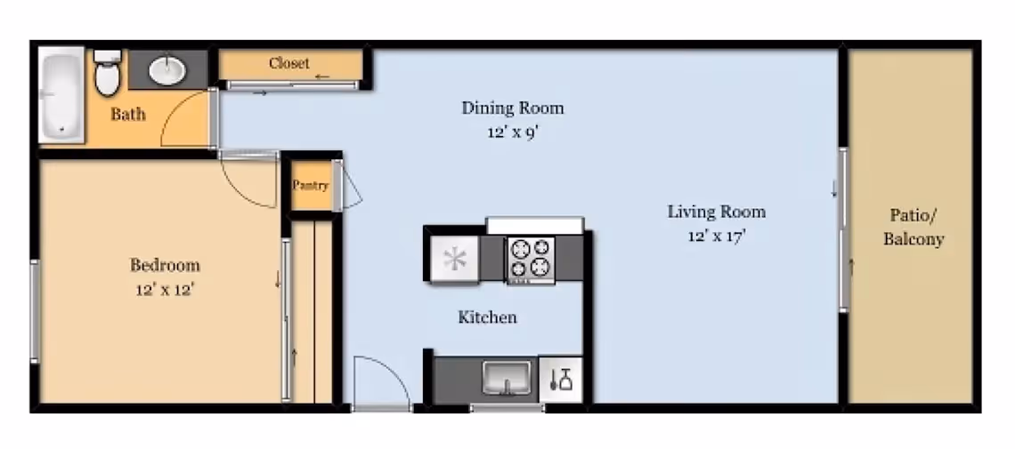 Diablo floor plan layout