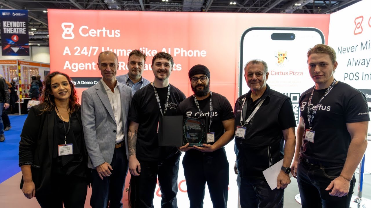 Winning The Restaurant Tech Innovation Award for Certus AI