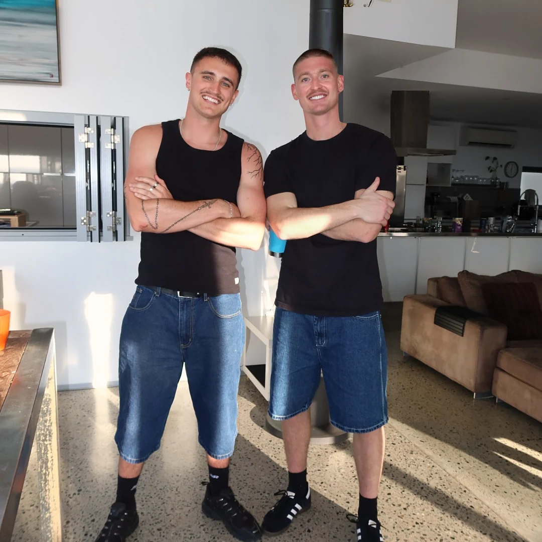 Enkindle Group founders Harvie Williams and Kobi Martin, who you work with directly on every website