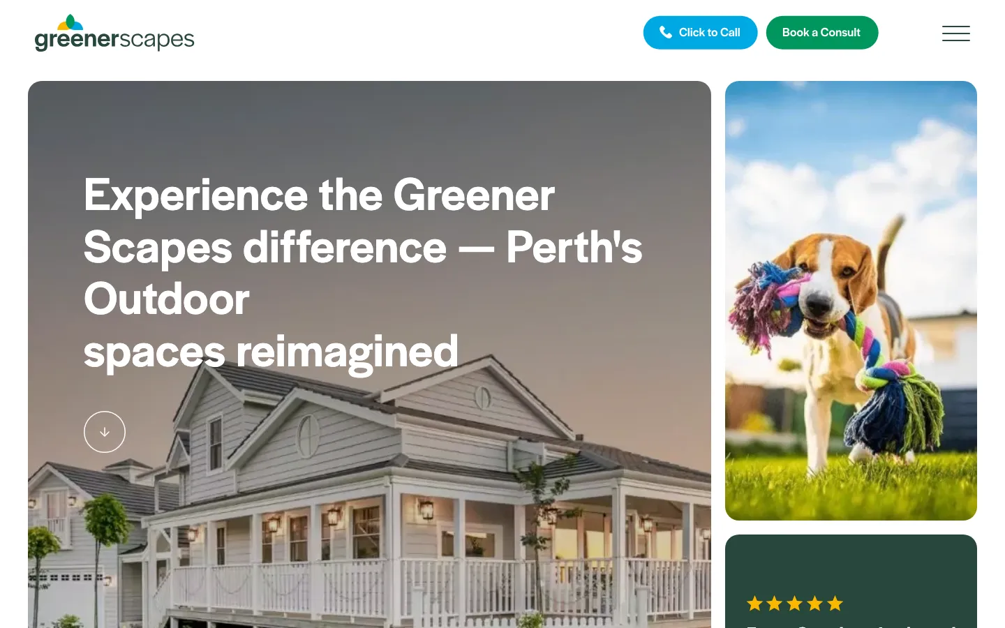 The Greener Scapes homepage