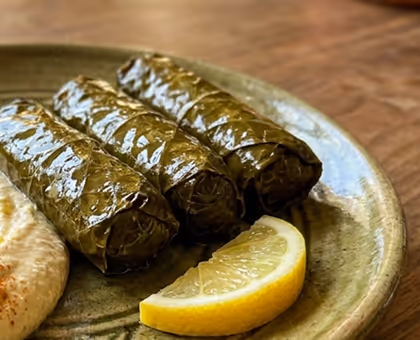 Jerusalem Garden Menu Categories | Grape Leaves