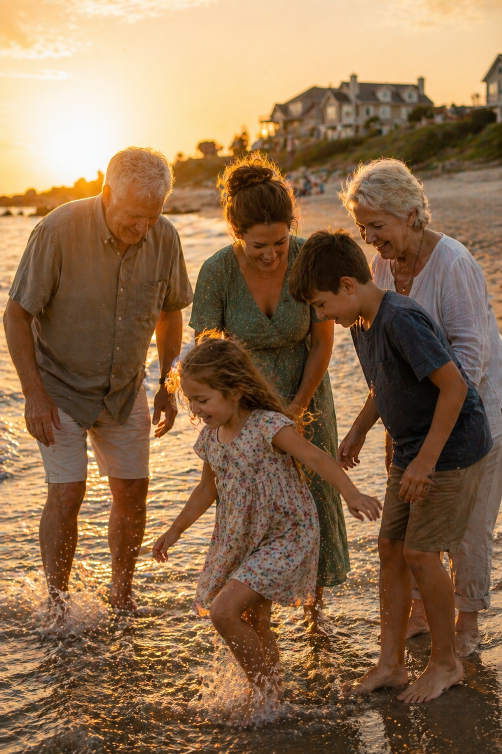 image of happy family moving