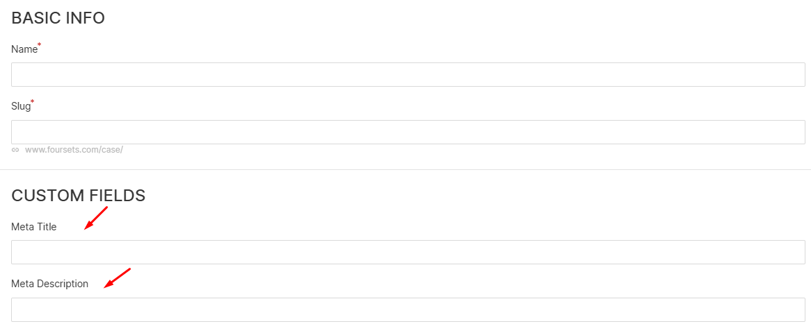 webflow meta data fields