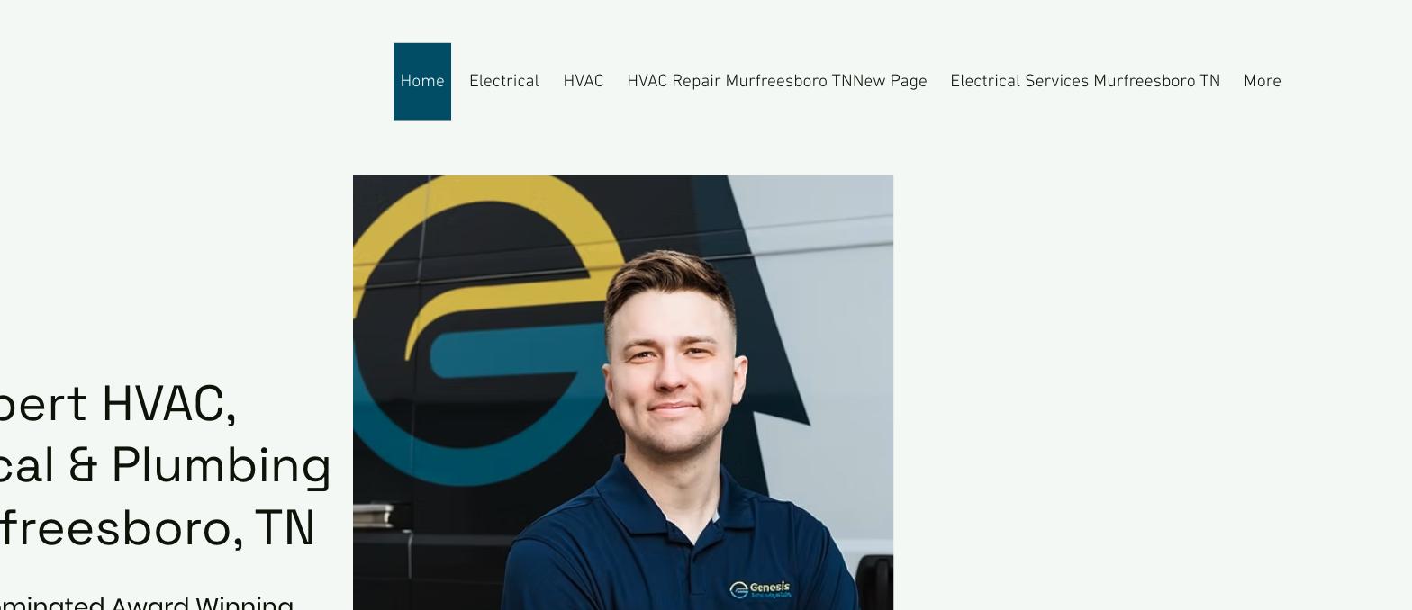 Genesis technician — licensed HVAC, electrical and plumbing service in Murfreesboro, Tennessee