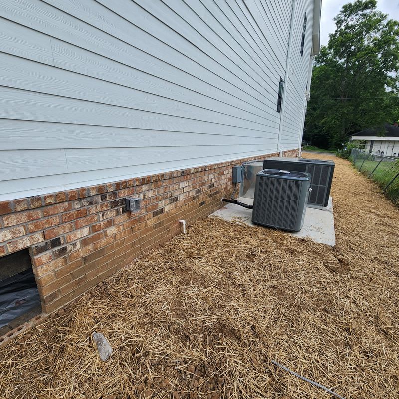 AC condenser serviced by Genesis on a Care Package maintenance visit in Murfreesboro TN
