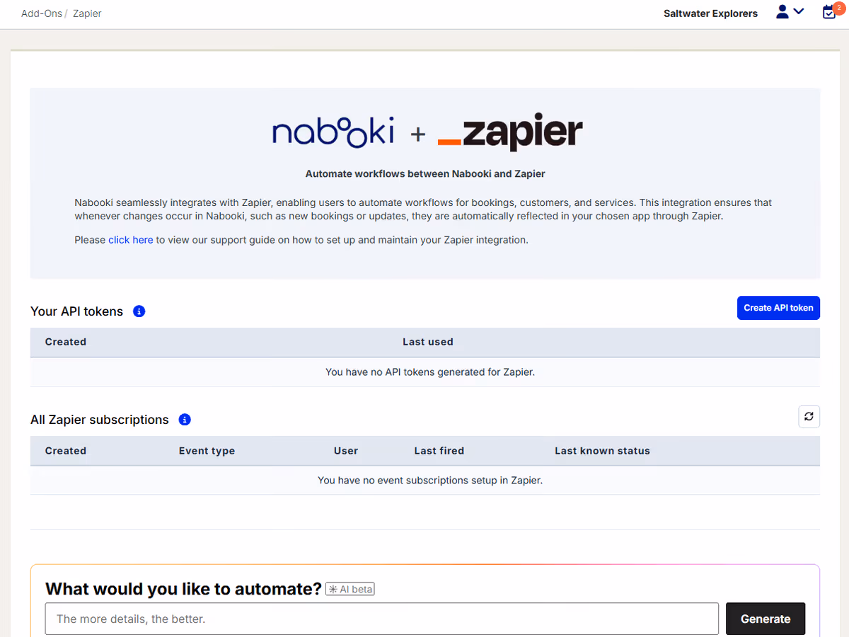 Integrations directory