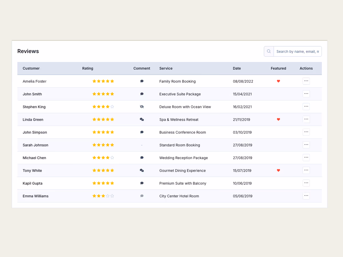 Reviews screenshot placeholder
