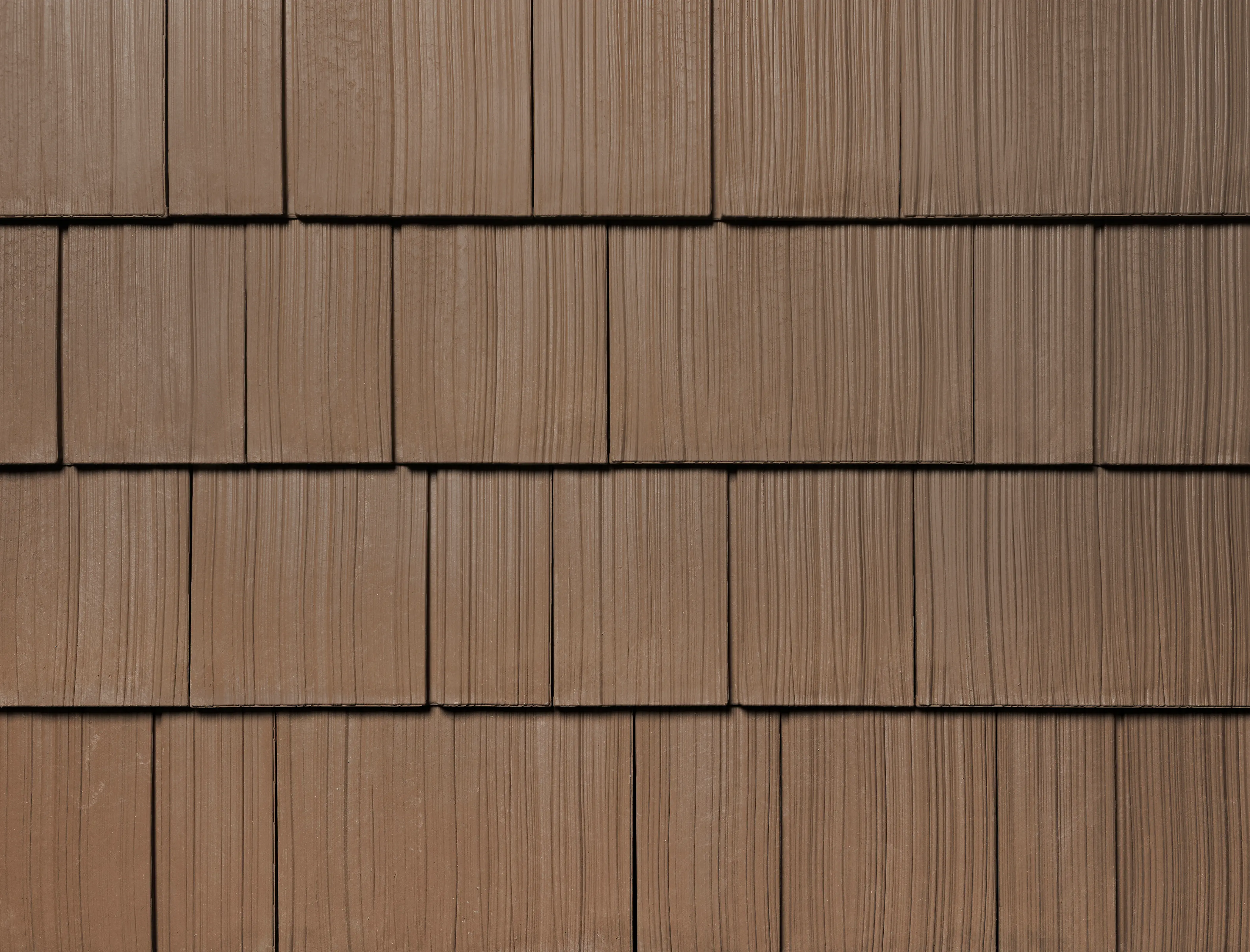 Disney Brown shake colour sample showing wood-grain texture in staggered rows.
