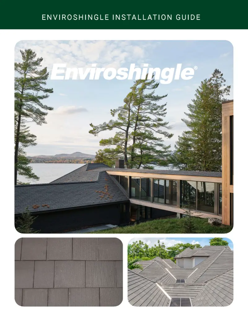 Cover of the Enviroshingle Installation Guide