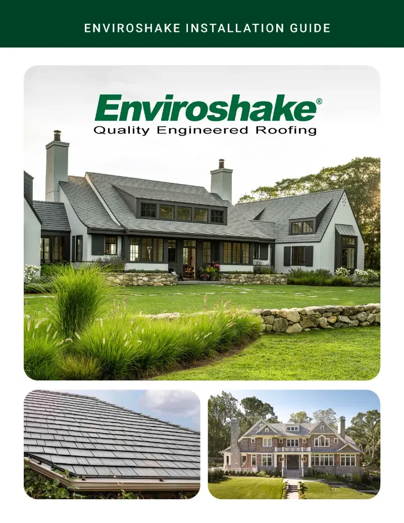 Cover of the Enviroshake Installation Guide