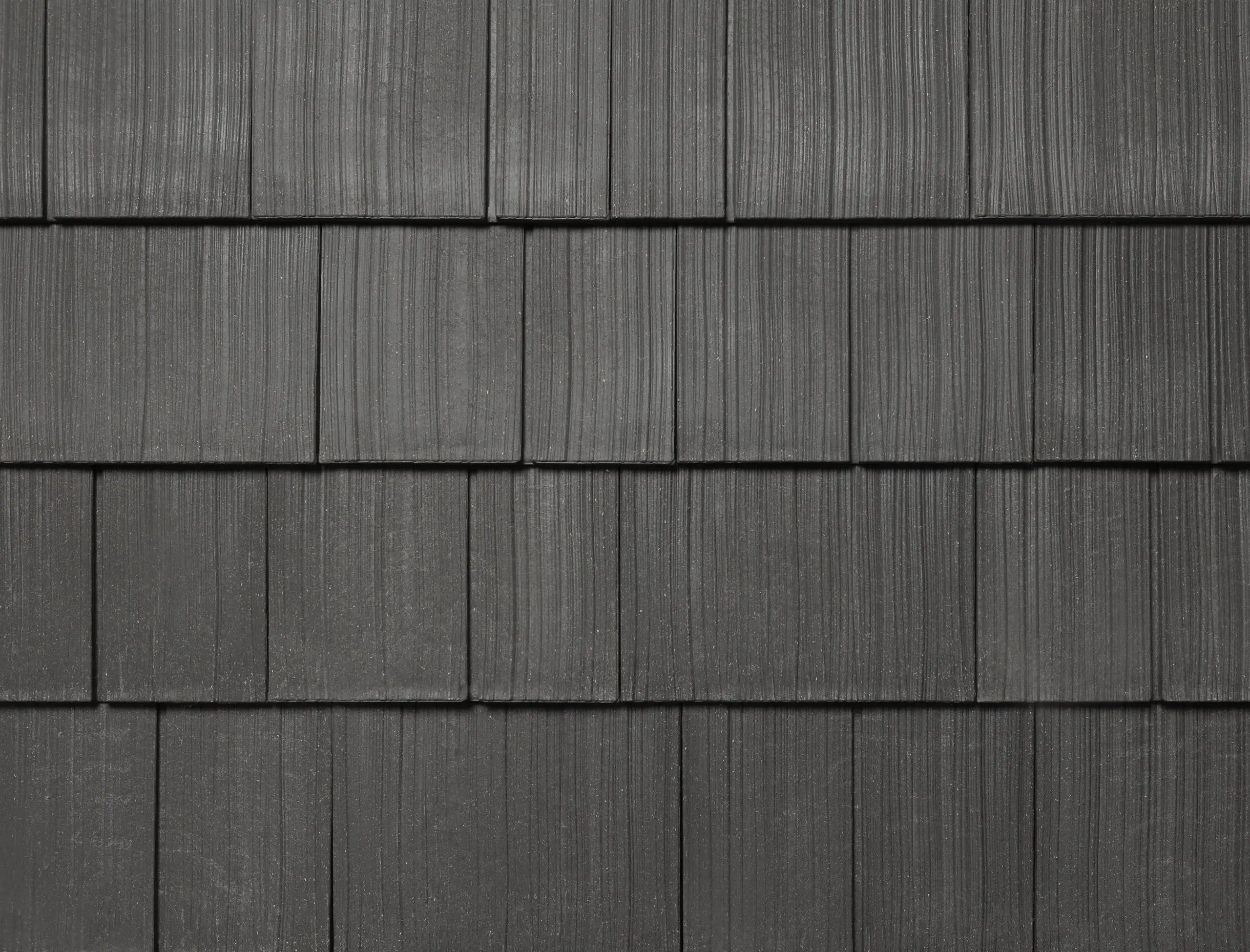 Silvered Cedar shake colour sample showing wood-grain texture in staggered rows.