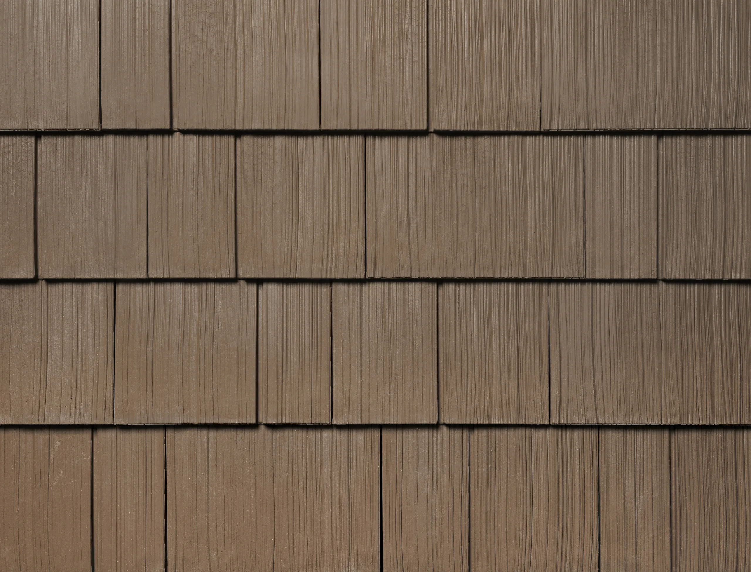Disney Brown shake colour sample showing wood-grain texture in staggered rows.