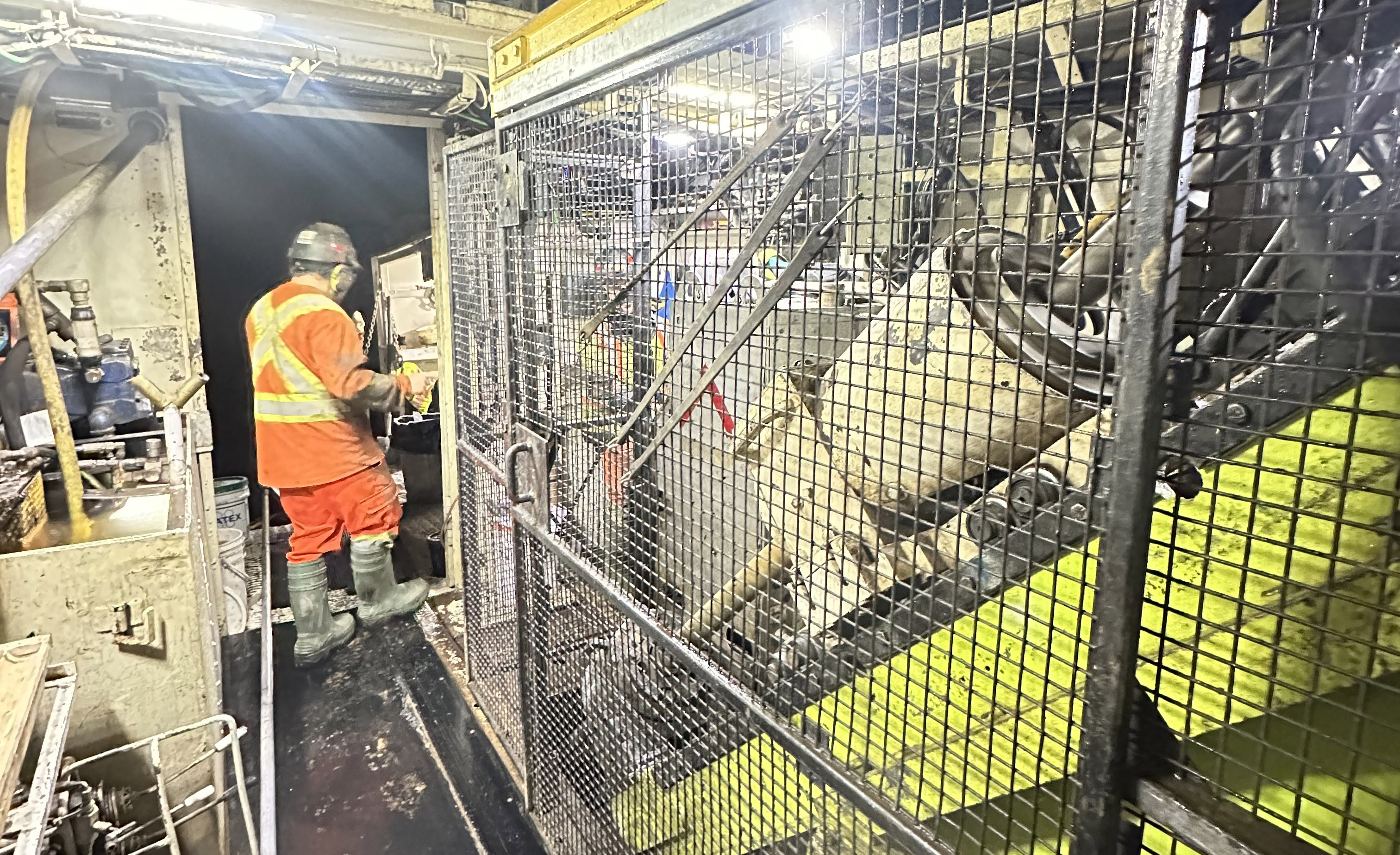 Tabor Gold Project — diamond drill rig on site, Shebandowan Greenstone Belt, northwestern Ontario