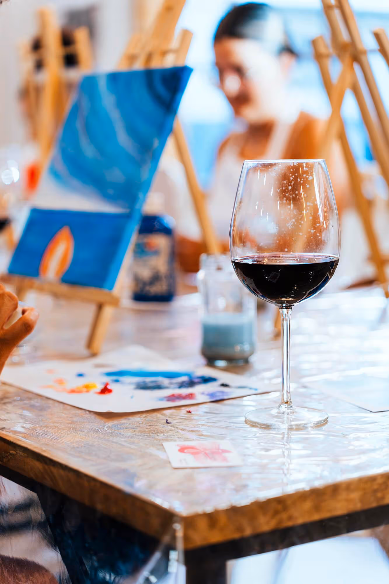 Mobile Paint and Sip Class in Corona, CA