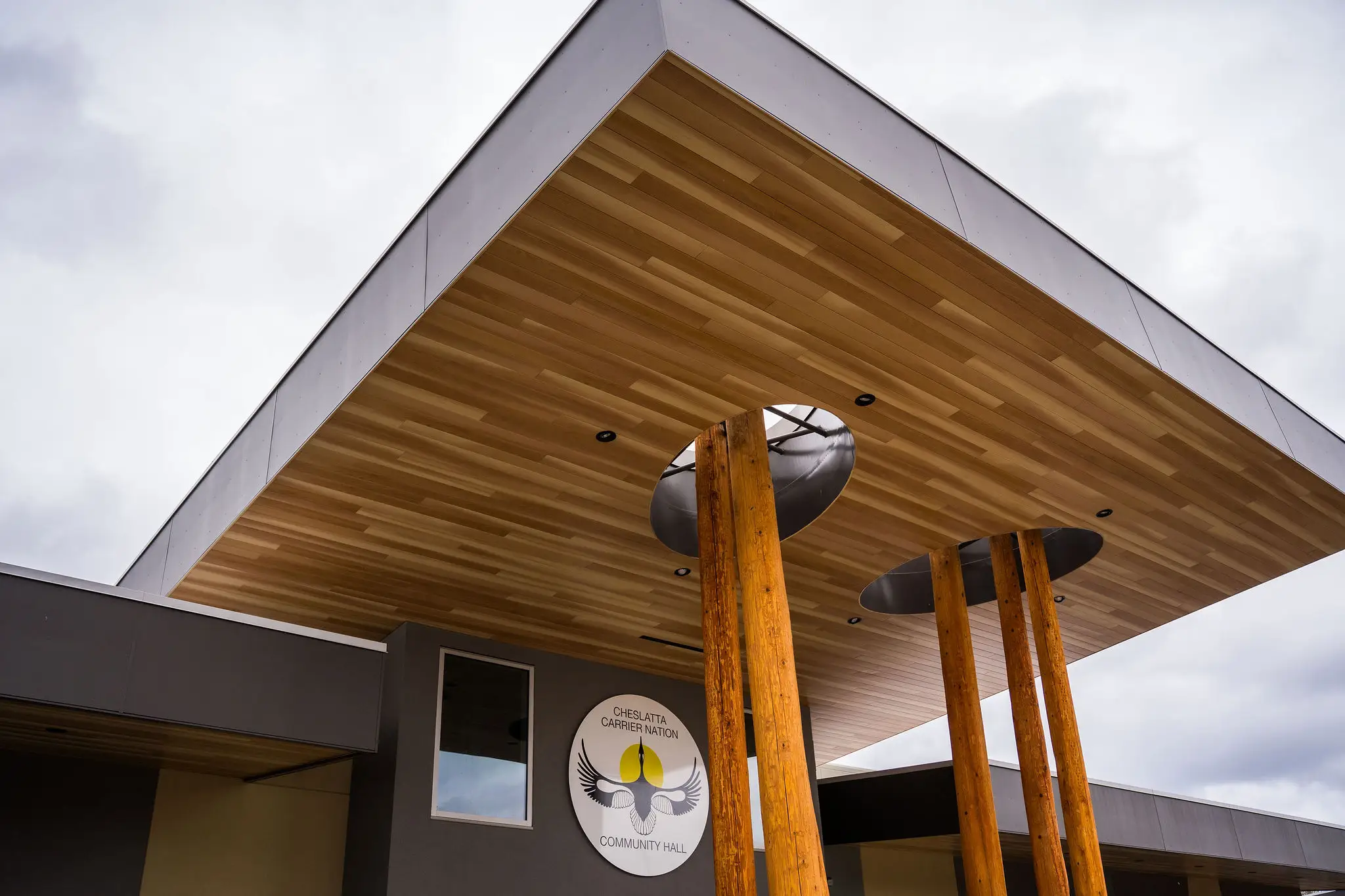 cheslatta community building grand front side