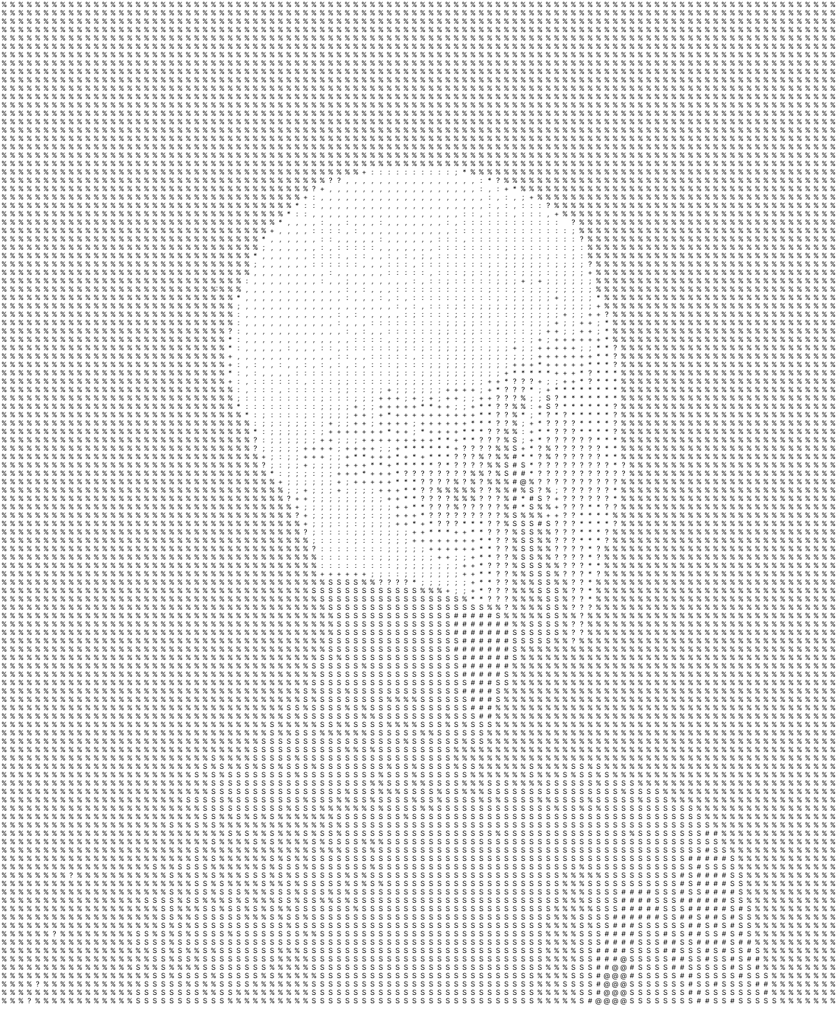 ASCII art of a person wearing a red sweater seen from the back