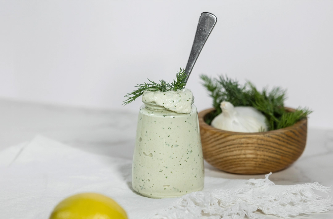 Japanese Soy Milk Creamy Dressing - Japanese Soy Milk Exchange