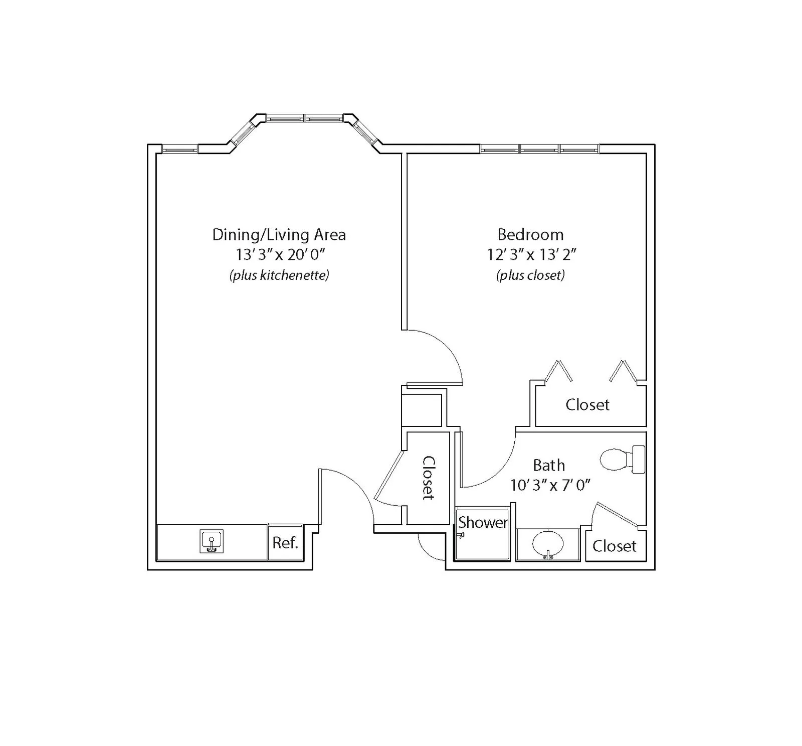 One Bedroom B