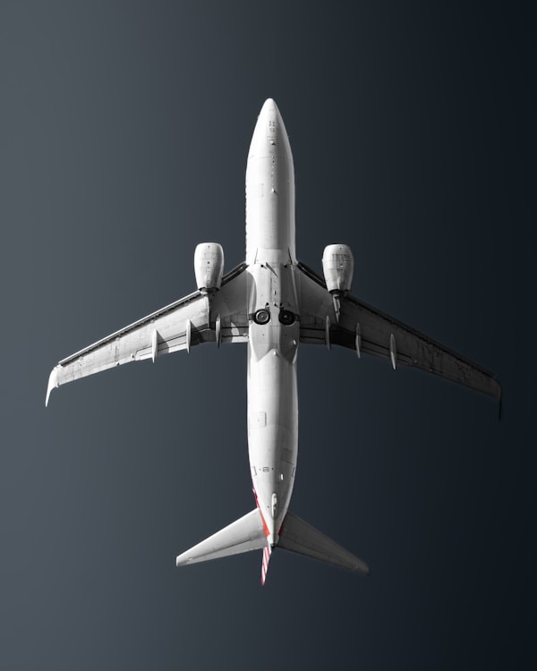 image of aircraft taking off (for an aviation service)
