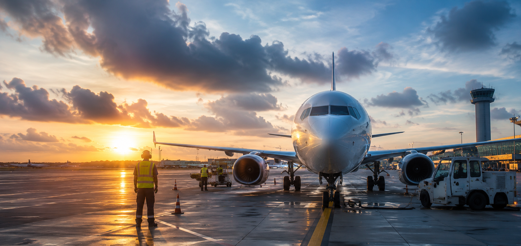 image of aircraft services in action