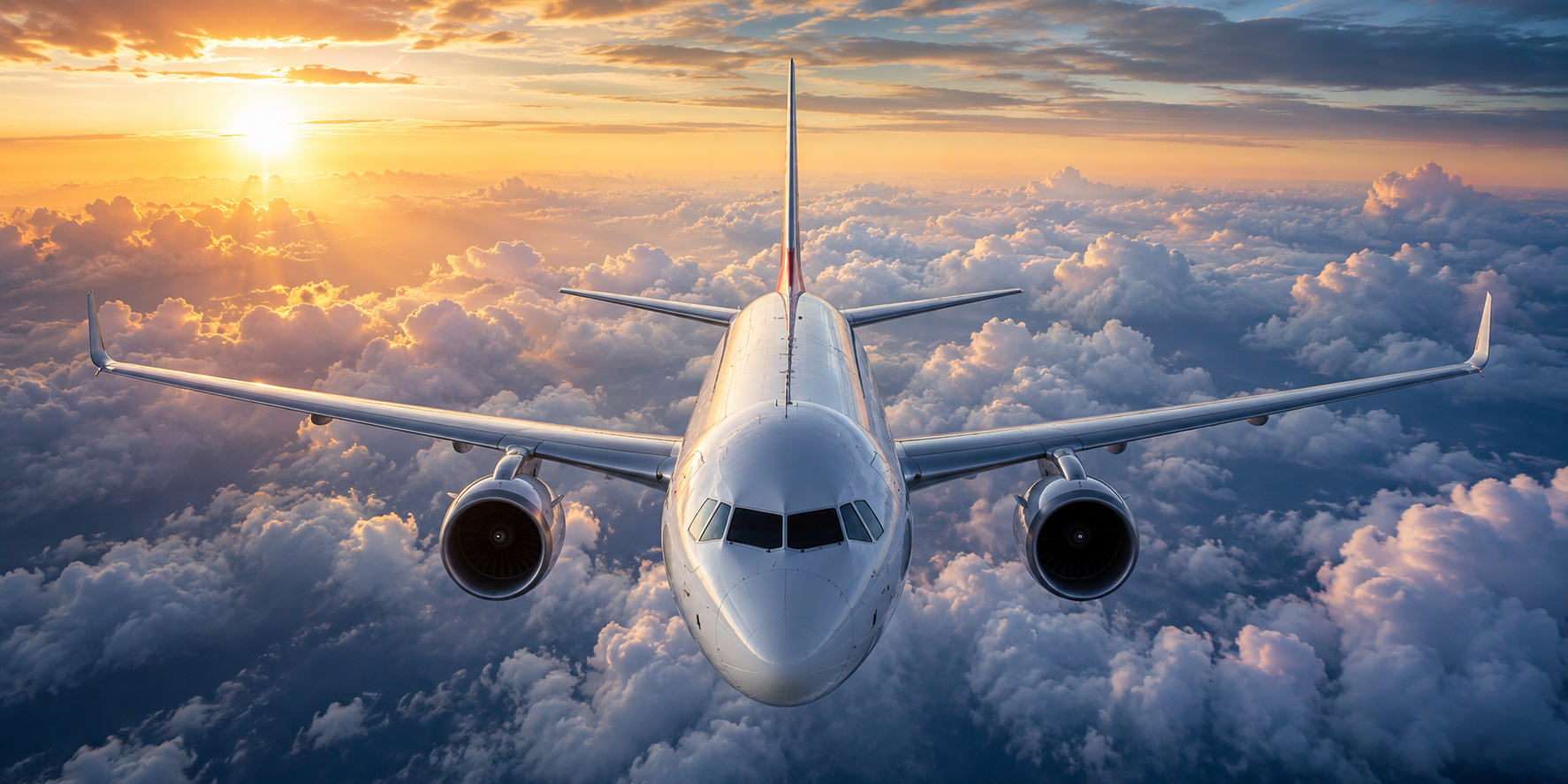 image of aircraft taking off (for an aviation service)