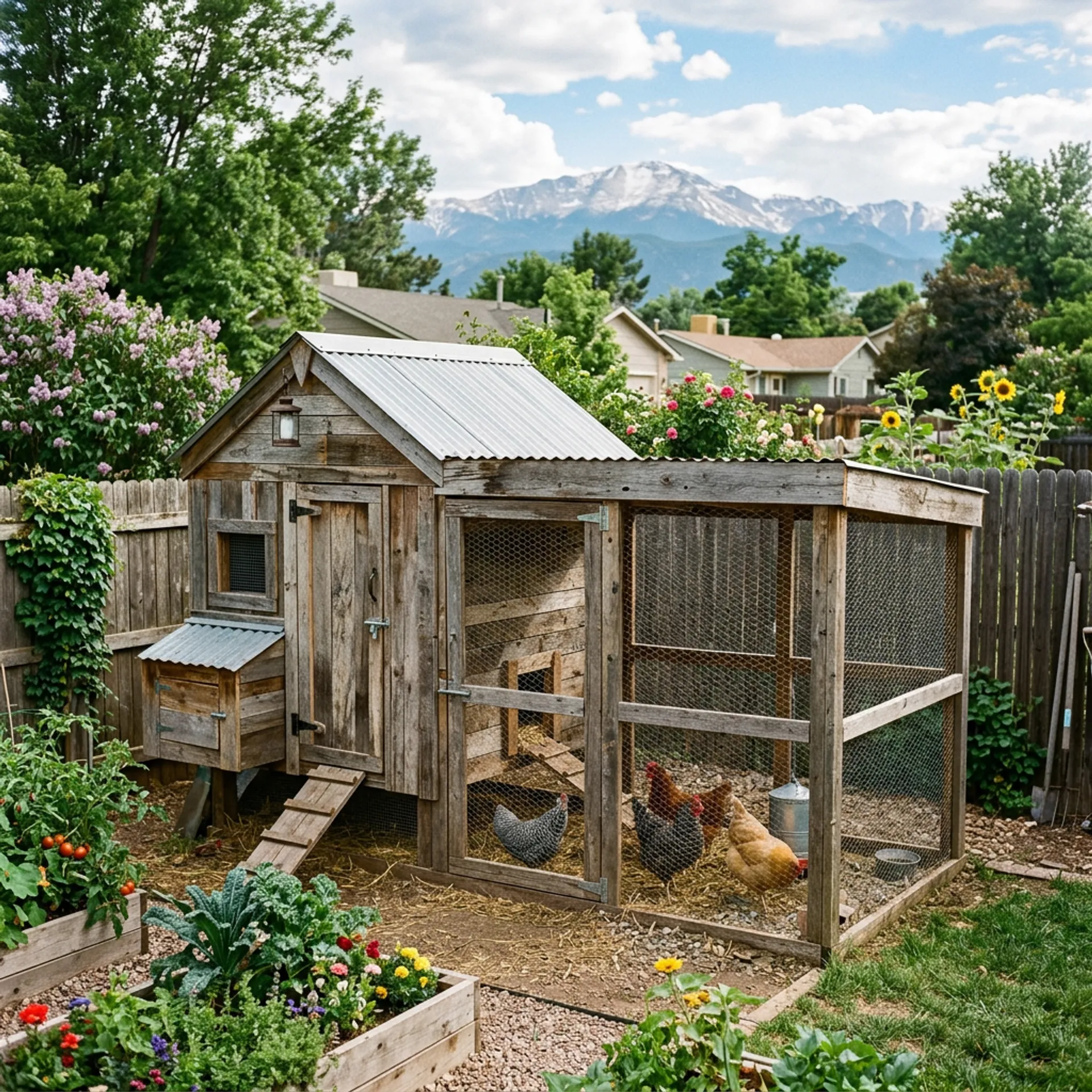 Chicken Coop with Run