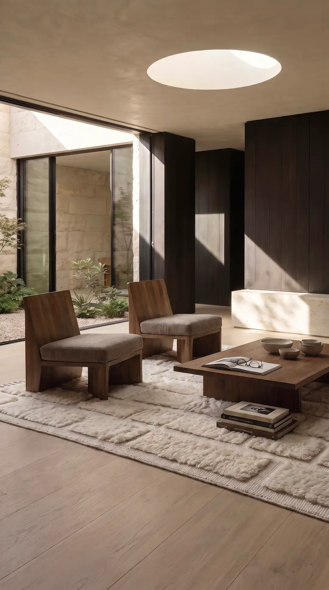 Moroccan rug styled in a contemporary interior - Arven Gallery