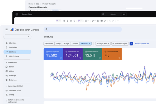 Google Search Console Dashboard mit exzellenten Auswertungen