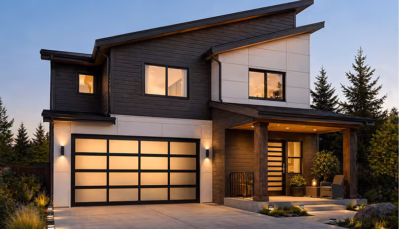 Modern Hormann Luma Classica garage door