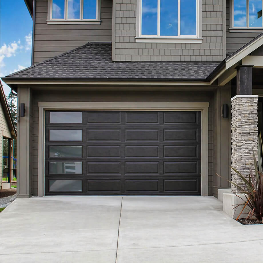 New garage door installed