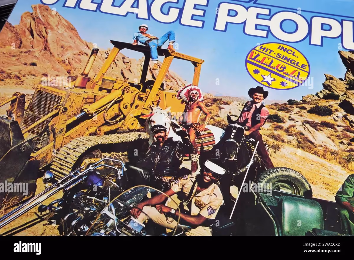 Village People — Village people band album hi-res stock photography and image