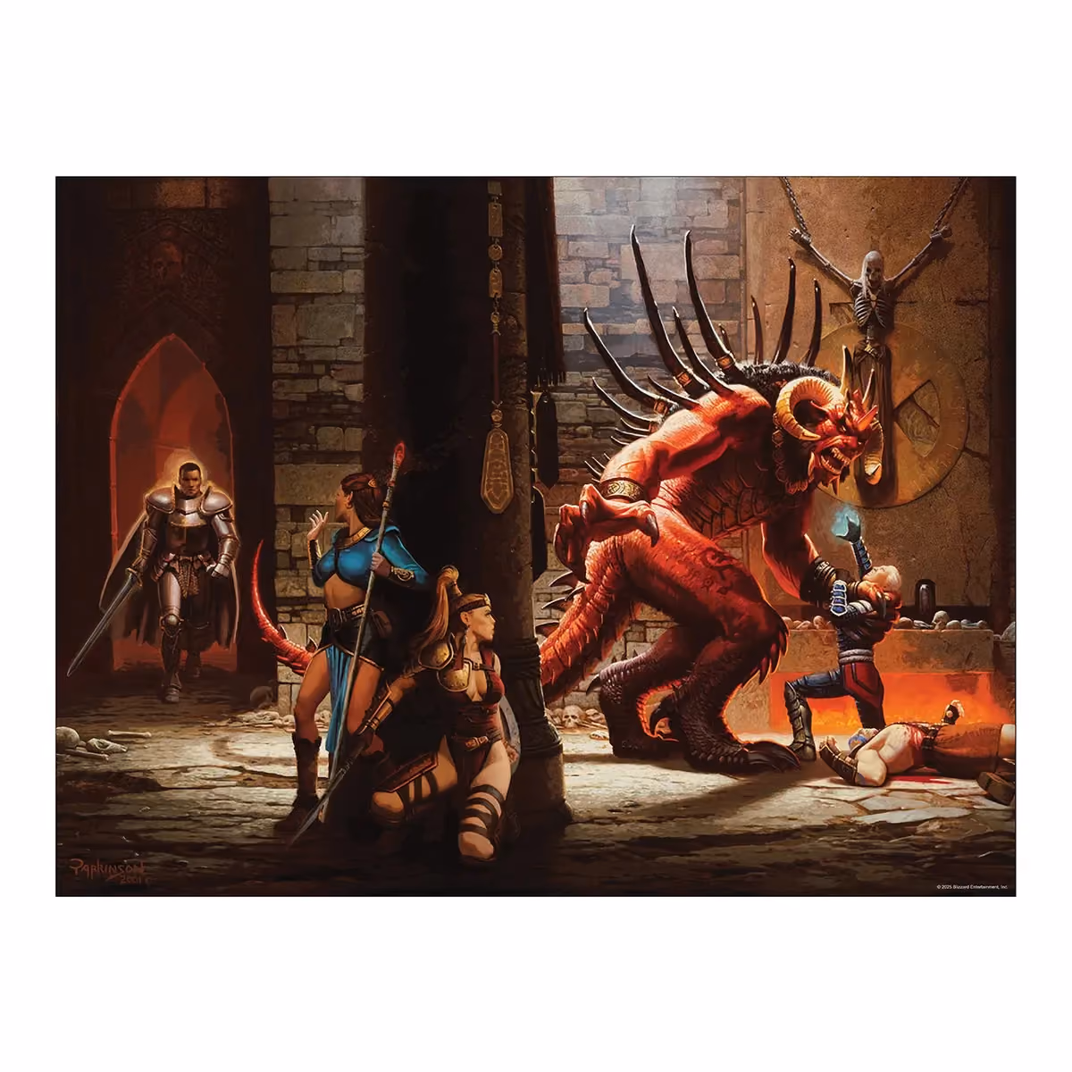 Diablo — Diablo II 45x60cm Poster - Art by Keith Parkinson