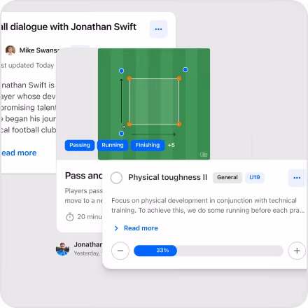 Shared coaching assets