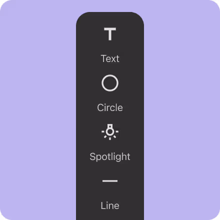 Toolbar for video analysis