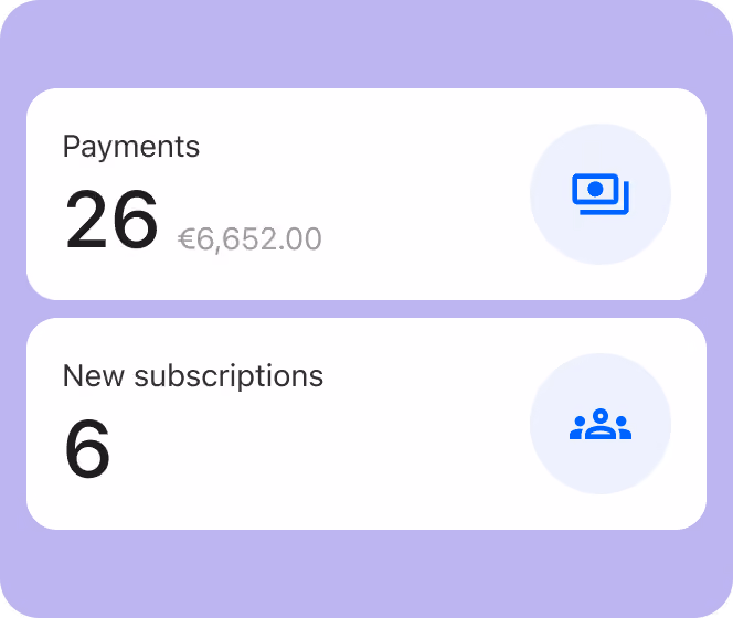 Payment statistics