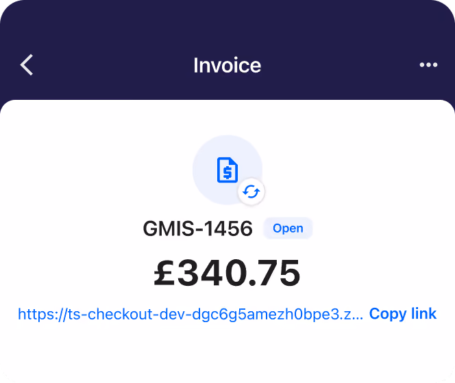 Clear, and easy to understand, invoice