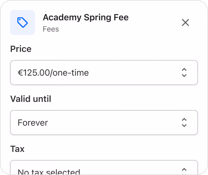 Customize your invoice