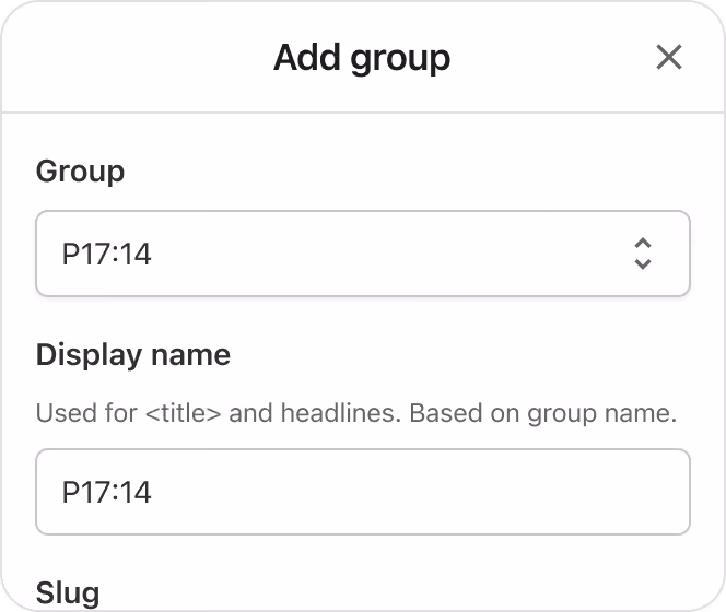 Settings for connecting clubs