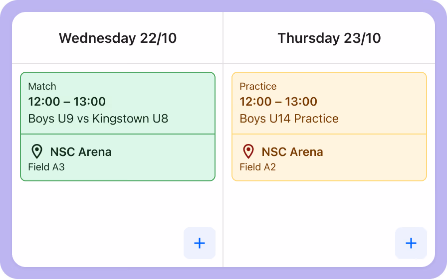 Season planner