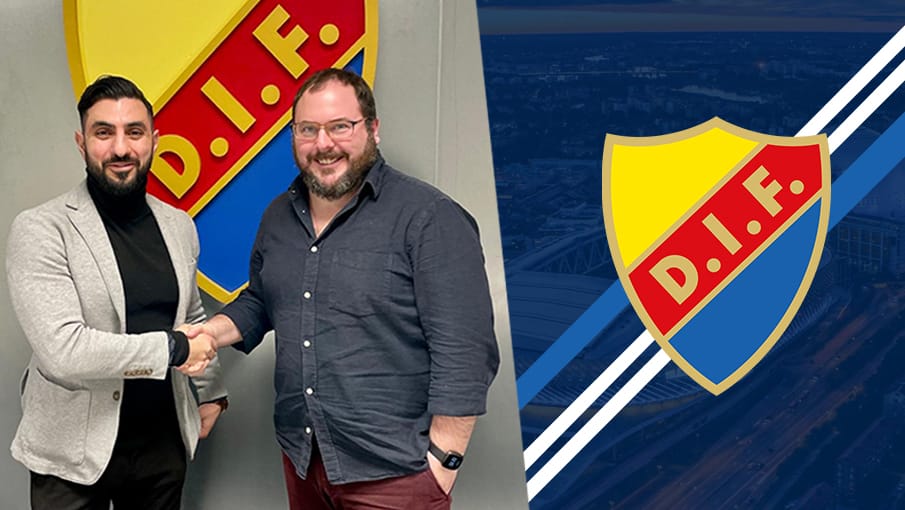 360Player Sign Historic Swedish Club Djurgårdens IF