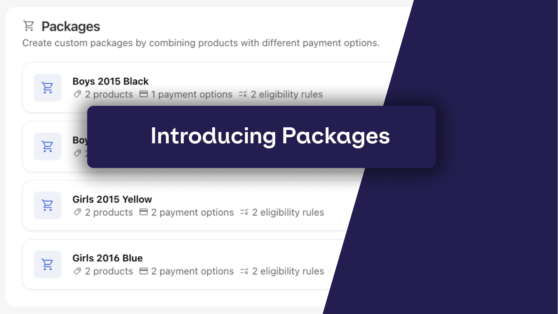 Introducing Packages