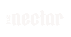 Stylized text logo reading 'the nectar' on a white background.
