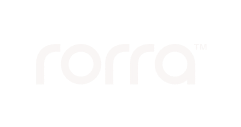 Rorra brand name in stylized lowercase letters with a trademark symbol.