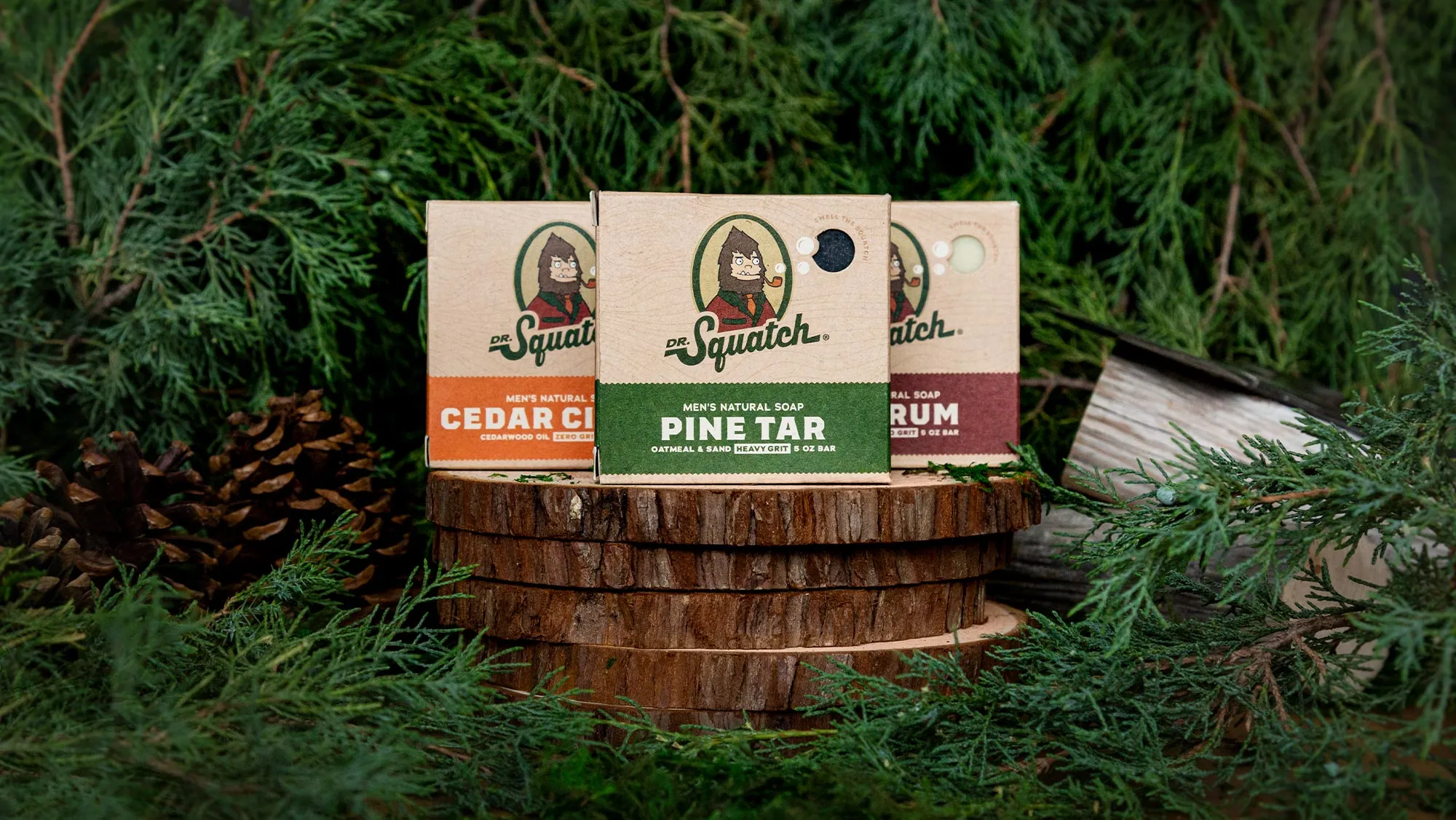 A bigfoot forward in design for men's personal care