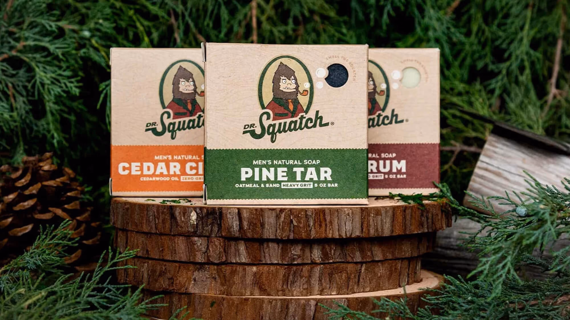 A bigfoot forward in design for men's personal care
