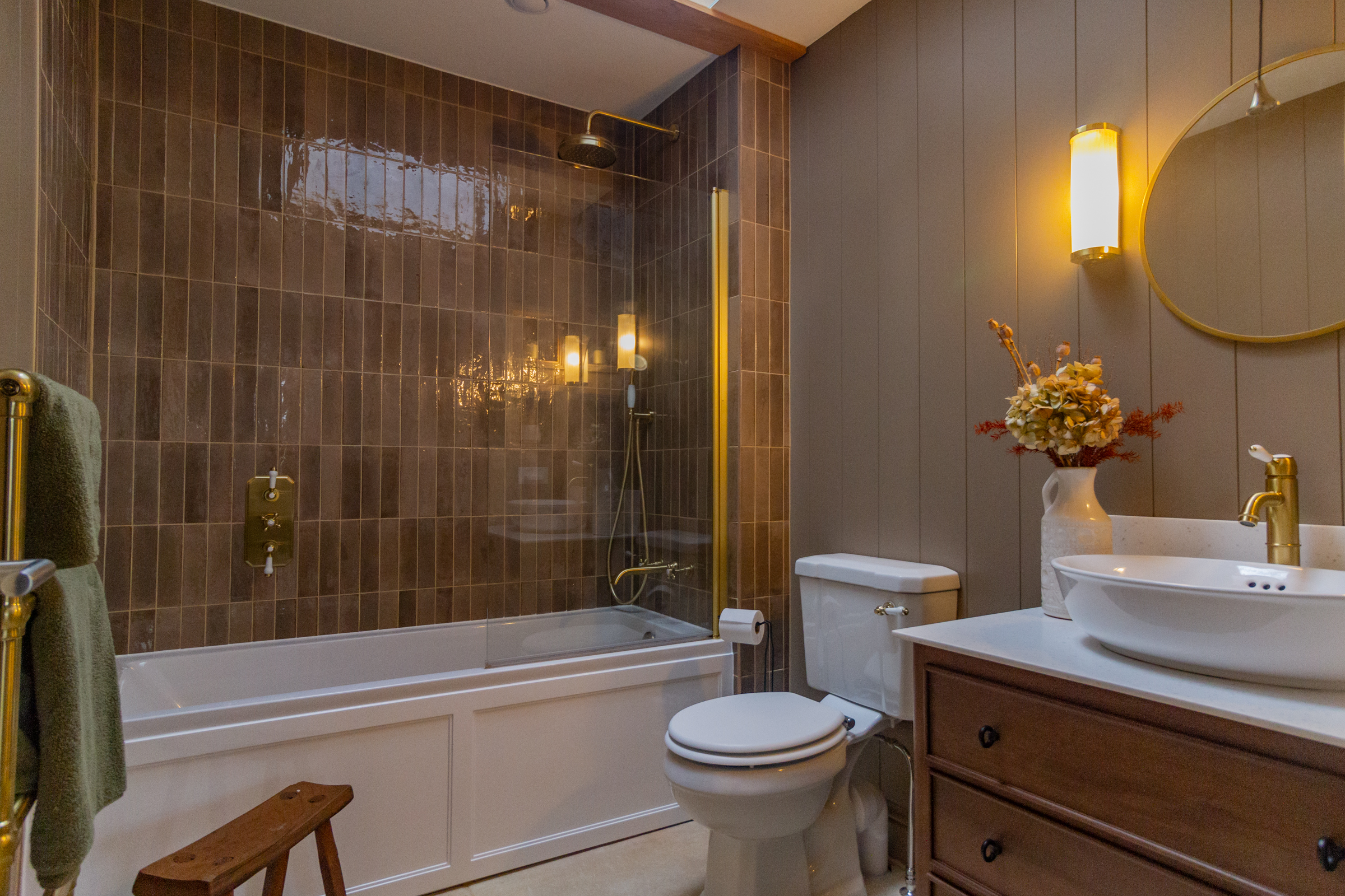 Bathroom Transformation - English Cottage Style
