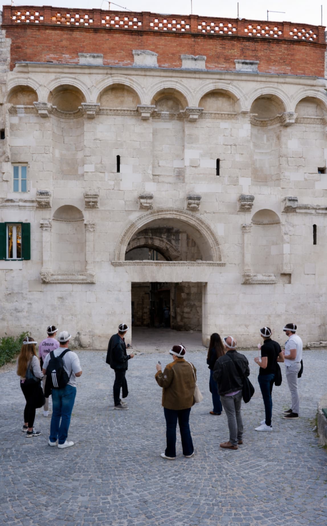 Golden Gate of Diocletian's Palace reconstructed in VR