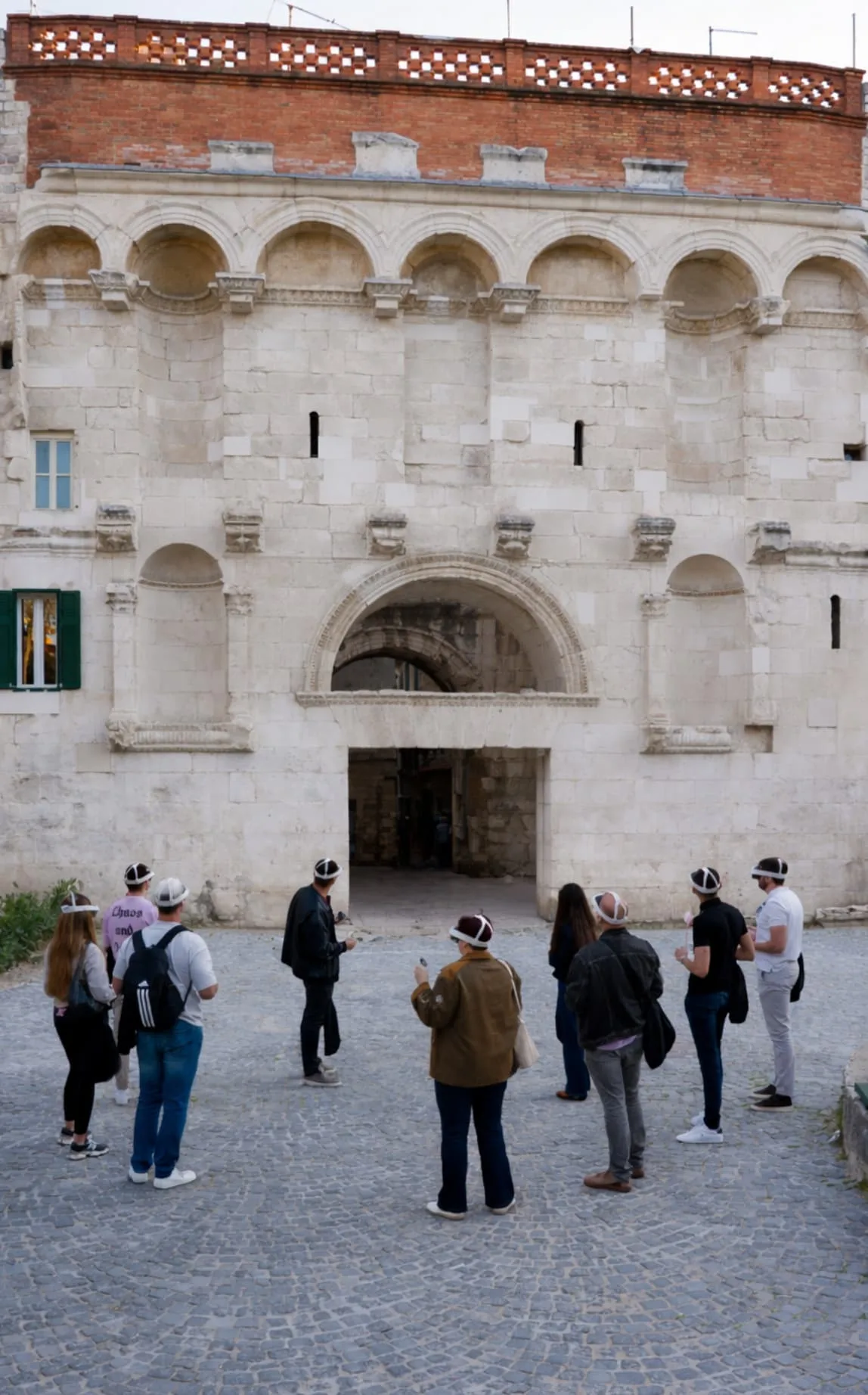 Golden Gate of Diocletian's Palace reconstructed in VR
