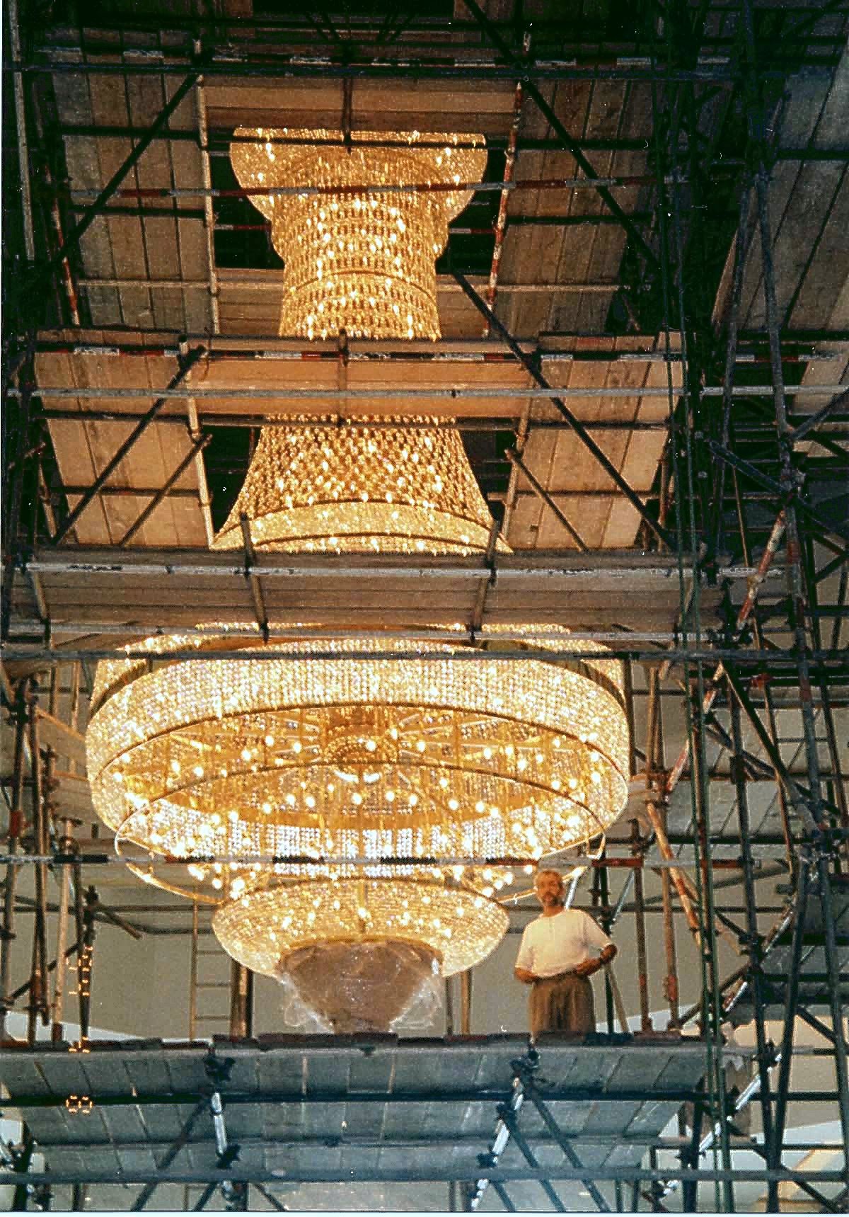 Ritz-Carlton Doha - Detail der JUMA Beleuchtung