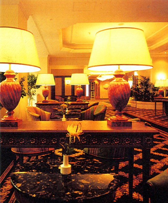 Grand Hotel Marriott Bukarest - Detail der JUMA Beleuchtung